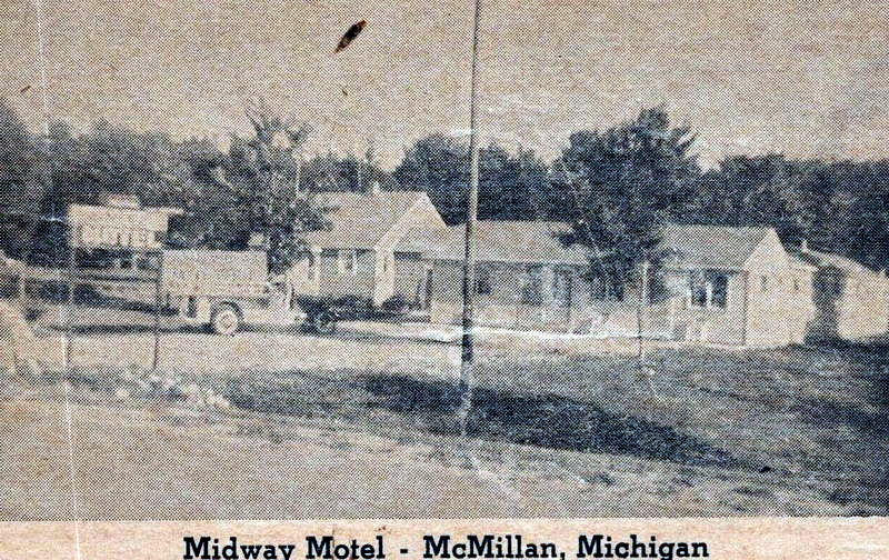 Northern Retreat (McMillan Motel) - Vintage Postcard (newer photo)